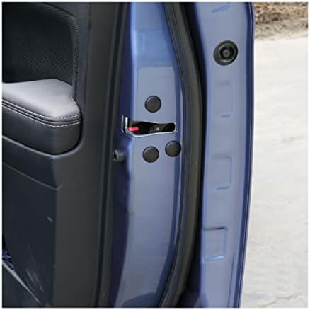 Car Door Lock Covers (4-Pack) – Universal TPU Silicone Protectors, Reduce Noise & Prevent Wear, Easy Snap-On Fit