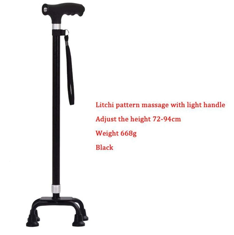 Rollator Walker, Bastoni da Passeggio, Bastone da Passeggio Regolabile da Viaggio per Uomini e Donne - Bastone da Passeggio Leggero e Portatile - Ausilio per la Mobilità Bilanciata - Elegante e