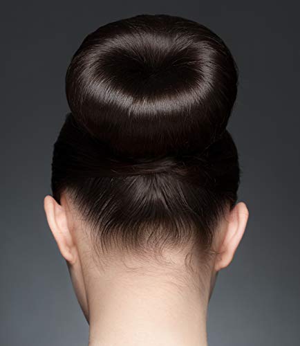 Styla Hair Black Magic Hair Bun Maker 4 Pack Large Foam Sponge Buns Shaper Accessories Strong Flexible Reusable Bun Twister For Updo’s, Ballet Buns, French Twist, Waves & More! #TOP5