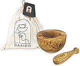 Construcción de una sola pieza: el producto Darido está hecho a mano con una sola pieza de madera de olivo, lo que lo hace más resistente y duradero que los productos de bambú u otros utensilios de madera pegados y compuestos.