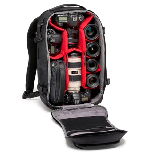 Sac à dos Manfrotto Pro Light Flexloader pour ranger un boîtier avec grip
