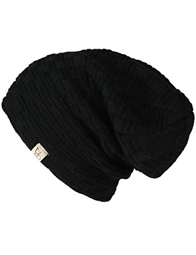 Berydale Bonnet d’hiver au look beanie, Femmes, Noir, Taille unique