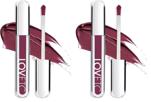 Image of LOVETC Zero Gravity Lip Creme, One Swipe Full Coverage, Brownie Sundae 3.5g (Pack of 2)