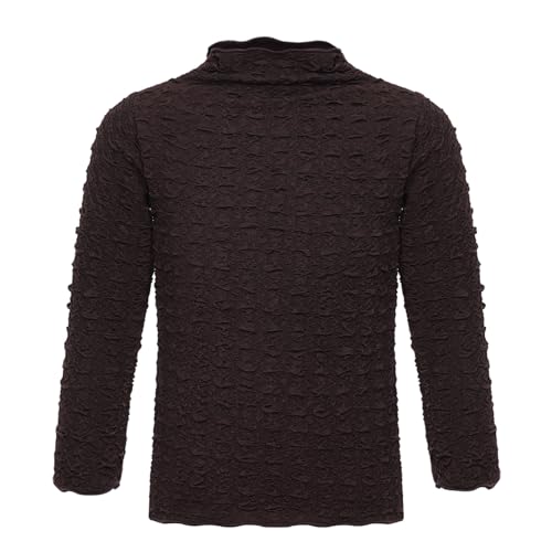 iiniim Little Boys Girls Basic Solid Turtleneck T-Shirt Kids Cotton Pullover Thermal Underwear Top Tees Casual Wear