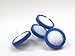 SEOH Syringe Filter Blue Cellulose Acetate Membrane 25mm Diameter 0.2 um Pore Size Pack of 10