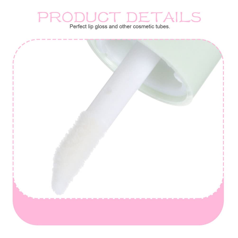 minkissy Lip Balm Bottles 8Pcs 5ml Mini Lip Gloss Tube with Wand Refillable Empty Lip Balm Gloss Bottles Mini DIY Lipstick Containers for Women Girls Lip Gloss Containers