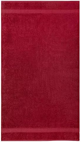 Todd Linens 2-Piece Bale Jumbo XL Bath Sheet Towel Gift Set  500 GSM Quick-Dry 100% Cotton Black Bathroom Accessories (Burgundy)