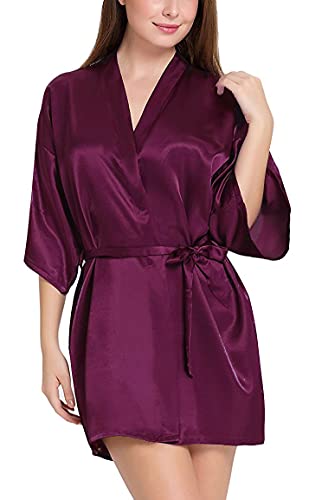 Xs and Os purple satin dress – image 3