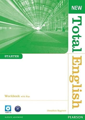 New Total English Starter Workbook With Key And Audio Cd Pack | Amazon ...