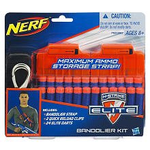 Image of Nerf Micro Shots N-Strike Elite Rough Cut 2x4 with Official Elite Bandolier Kit, Ages 8 and Up