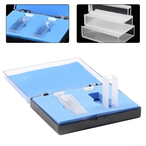 Sealable Quartz Cuvettes for Laboratory Infrared Spectroscopy Instruments - Pack