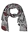 Produktbild Zwillingsherz Seiden-Tuch Damen stylisches Muster - Made in Italy - Eleganter Sommer-schal - Hochwertiges Seidentuch/Seidenschal - Halstuch und Chiffon-Stola Dezent Stilvoll Gepunktet grau