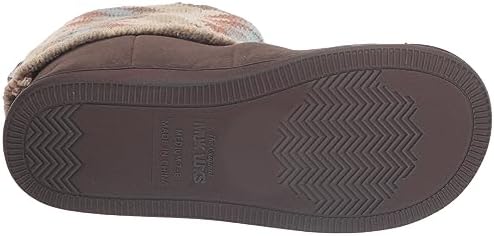 MUK LUKS Women's Raquel Slipper, Oatmeal Strpe, Small | Image 3