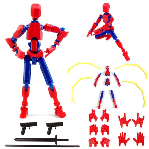 Gytera 3D Printed Spider Robot Action Figure for Boys