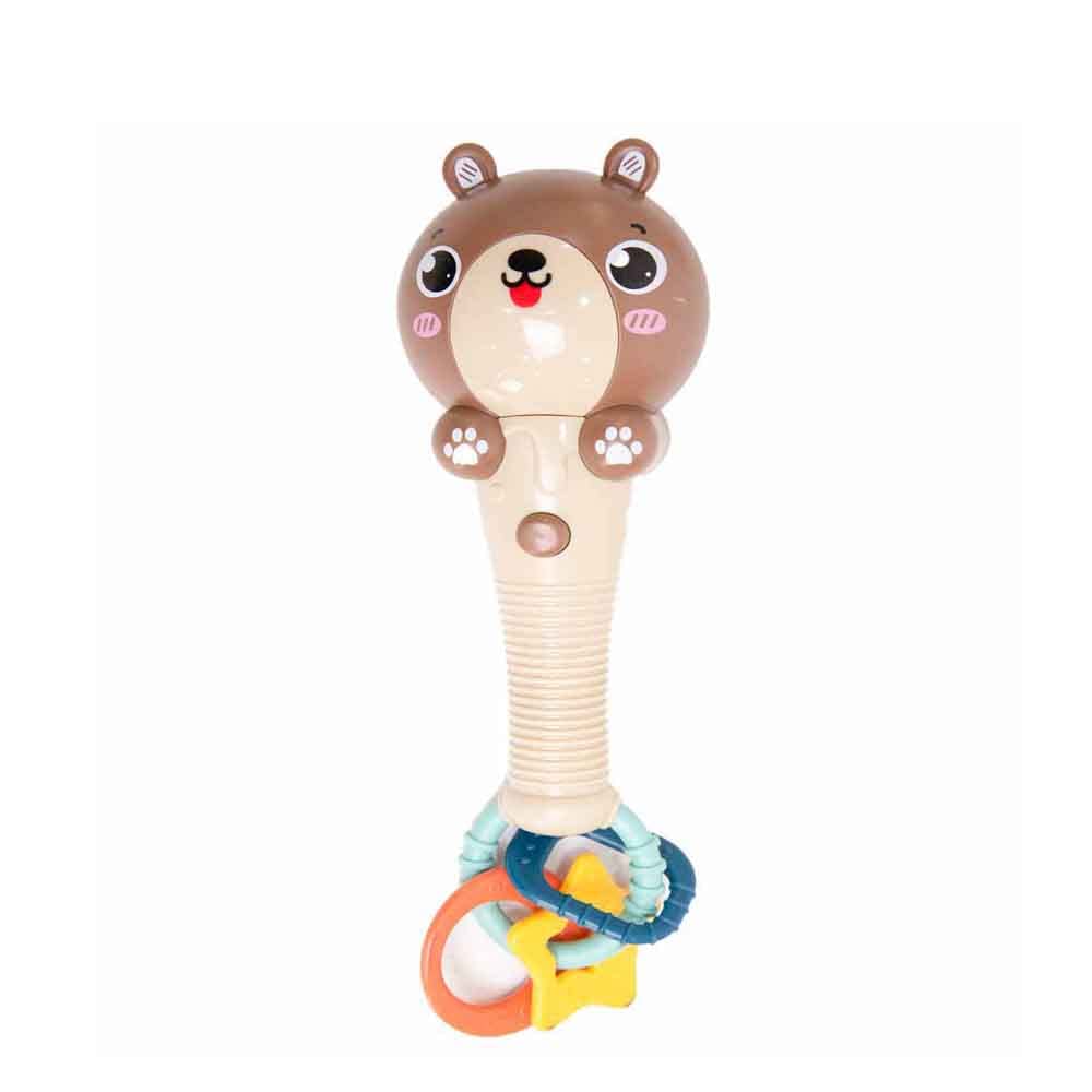 Hola Baby Toy Dragon Rattle with Music BEIGE