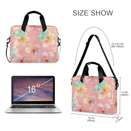 Funda para portátil con estampado de flores ALAZA 13-15.6 pulg miniatura 5
