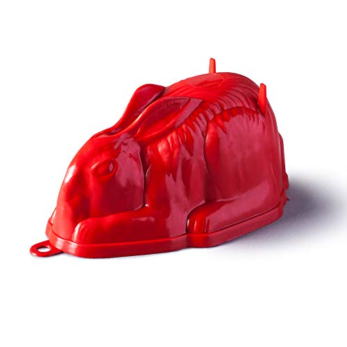 Kilo L31R Zeal Large Rabbit Jelly Mould Red