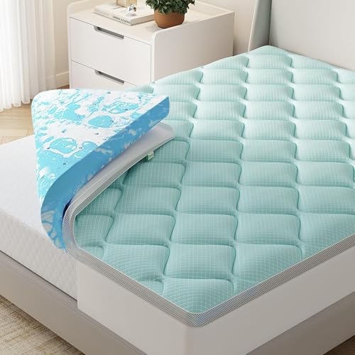 Best Mattress Pad for King Size Bed: Top Comfort and Cooling Picks 4 Novilla Dual-Layer 4-Inch Memory Foam Mattress Topper with Detachable Cooling Cover, Cooling Gel-Infused Memory Foam Pad for Back Pain Relief, Breathable & Machine Washable, King