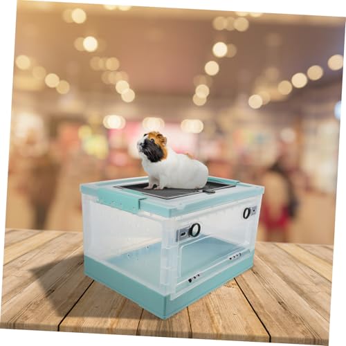 Cage pour hamster accessible par le dessus et pliable