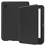 Kepuch Custer Funda para Kobo Clara 2E 2022 6",Slim Smart Cover Fundas Carcasa Case Protectora de PU-Cuero - Negro