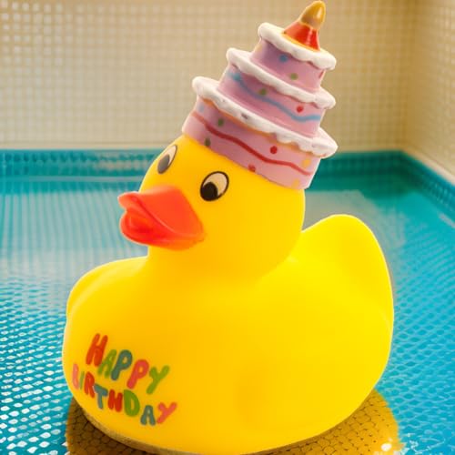 9pcs Bougies D'Anniversaire De Canard Jaune, Bougies De