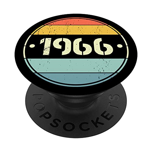 1966 Edición limitada 1966 cumpleaños Popsocket para hombres y mujeres PopSockets PopGrip Intercambiable