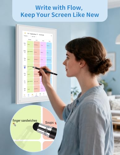 Lápiz capacitivo negro de aluminio anodizado para calendario digital premium 4