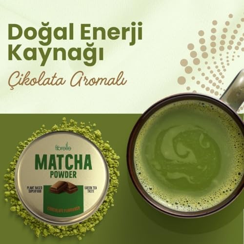 Fibrelle Matcha Çikolata 25g (Teneke Kutu) - Görsel 4