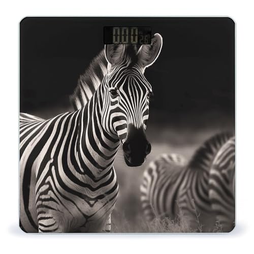 Báscula digital de baño precisión Wild Animals Zebra miniatura 1
