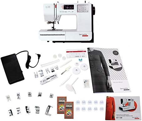 Bernette 38 Swiss Design Computerized Sewing Machine with Bonus Bundle