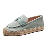 Coach Women's Camilla Espadrille Moccasin, Sage, 9