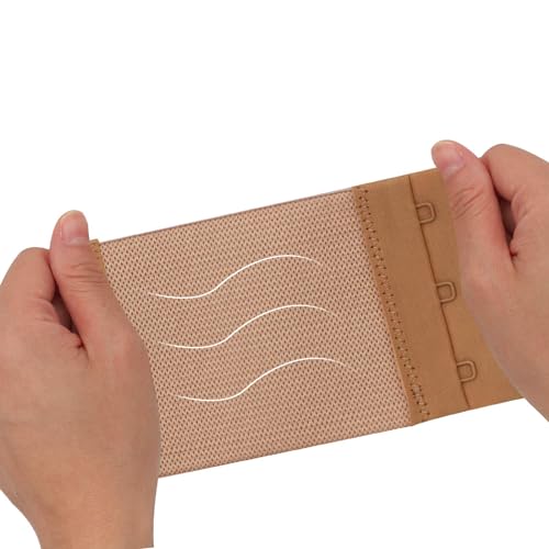 image for YARBAR Bra Extender 3 Hook Womens Bra Strap Extenders Pack of 3 Soft C