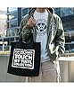 Hippowarehouse It's all fun and games until someone tries to touch my vinyl collection Tote Shopping Gym Beach Bag 42cm x38cm, 10 litres #2