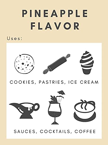 Native Vanilla - Pineapple Flavor - 8 Fl Oz - Pure Flavors And Extracts - Perfect For Cooking, Baking, And Dessert Crafting #TOP5