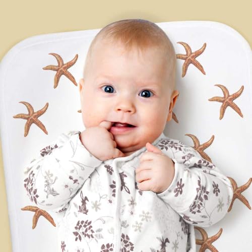 Azeeda 'Starfish' Baby Burp/Wash Cloth (BC00028668)2