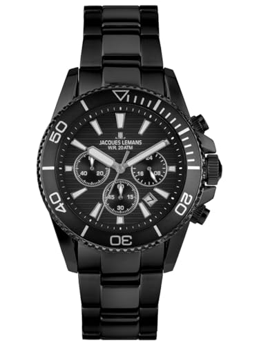Montre Homme Jacques Lemans 1-2206N en acier inoxydable premium