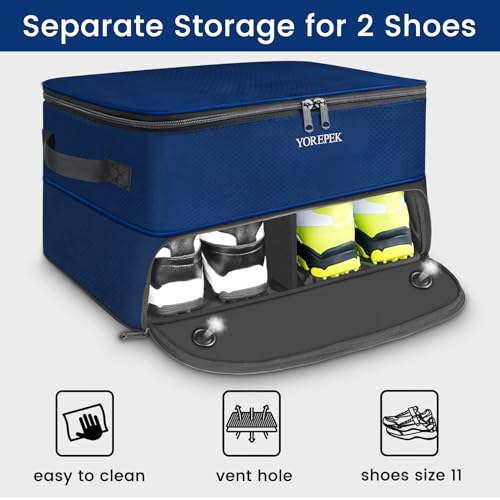 image for YOREPEK 2 Layer Golf Trunk Organizer for Golf Accessories for Men, Stu