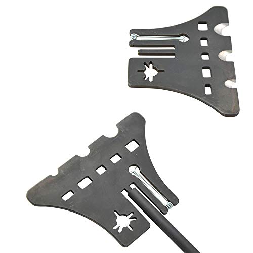 ZSHJG Tir à l'arc 5 en 1 Équipement Flèche Nock Extracteur Installer la Lame Fletchings de Flèche Outils de Solvant Cover