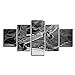 Produktbild Dekoration Kunst Bilder HD Gedruckt Leinwand Poster 5 Panel Sport Skateboard Wandmalerei Druck auf leinwand (kein rahmen / 30x40x2 30x60x2 30x80cmx1)