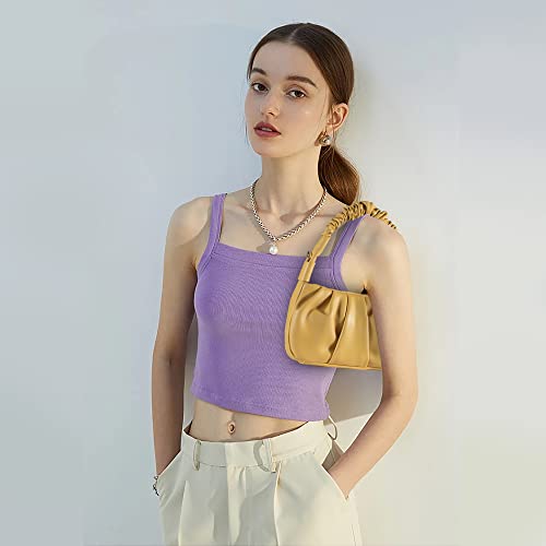 Milan Chiva Cloud Pouch Bag Gabbi Ruched Hobo Handbag Vintage Chic Fashion Clutch Purse For Women Dumpling Shoulder Bag Mc-1009Msyl #TOP2