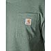 Carhartt Men's Iconic K87 Pocket T-Shirt, Green Slate Heather, 4X-Large Tall