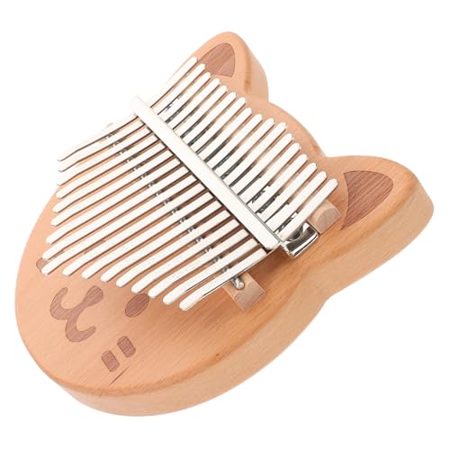 SUPVOX Wooden Kalimba 17-key Thumb Piano Finger Piano for Beginners Portable Musical Instrument Decorative Kalimba