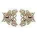 2Pcs Fermoir Boîte Vintage Loquet Rétro en Forme de Papillon Loquet Décoratif Loquet de Blocage du Cadenas pour Boîte à Bijoux Armoire