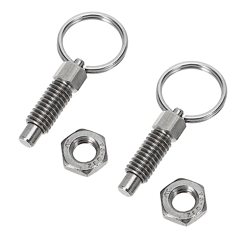 SHINEOFI 2 Piezas Pasadores De Posicionamiento De Acero Inoxidable Pasador De Resorte Para Émbolo De Resorte Para Accesorios Mecánicos Uso Taller