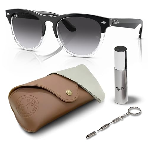 Image of Ray-Ban RB4471 IRIS Phantos Shaped Sunglasses for Men & Women with Official RAYBAN Eyewear Kit