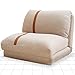 Produktbild FLEXISPOT Relaxsessel, Schlafsessel, Liegesessel, Bodensessel, Bodenstuhl, Klappsessel mit Liegefunktion, Verstellbarer Sessel (Beige)