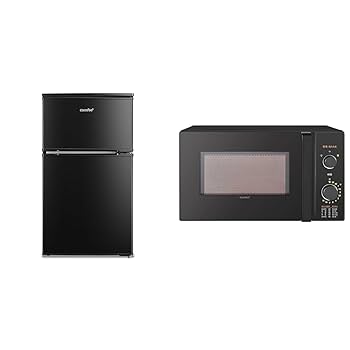 Comfee コンフィー冷蔵庫 冷凍庫 90L 2ドア ブラック 一人暮らし Amazon | COMFEE' 冷蔵庫 90L 幅47.8cm 2ドア 右開き コンパクト