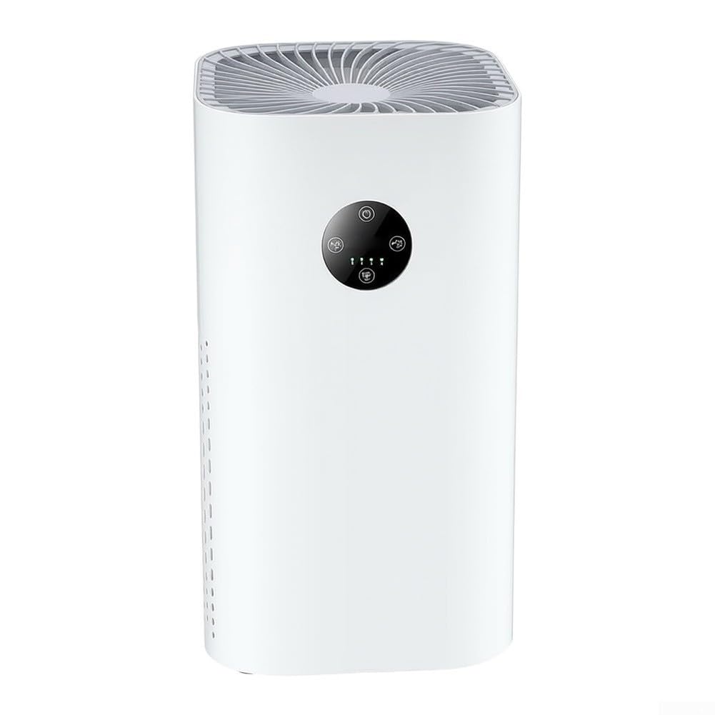 Purificatore d'aria per animali domestici, sistema di filtrazione a 4 stadi con pre-filtro lavabile per la casa, funzionamento silenzioso per rimuovere peli e odori