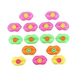 15Pcs Whistles Mouth Lip Whistle Survival Whistle Game Prize Party Toys Noise Makers Children's Mustache Whistles