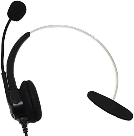 CQtransceiver Replacement Mono Telephone Headset RJ9 Crystal Clear Plug for Powertouch 480 480e 480i Telephones i2002 i2004 i2004IP Landline Earphone